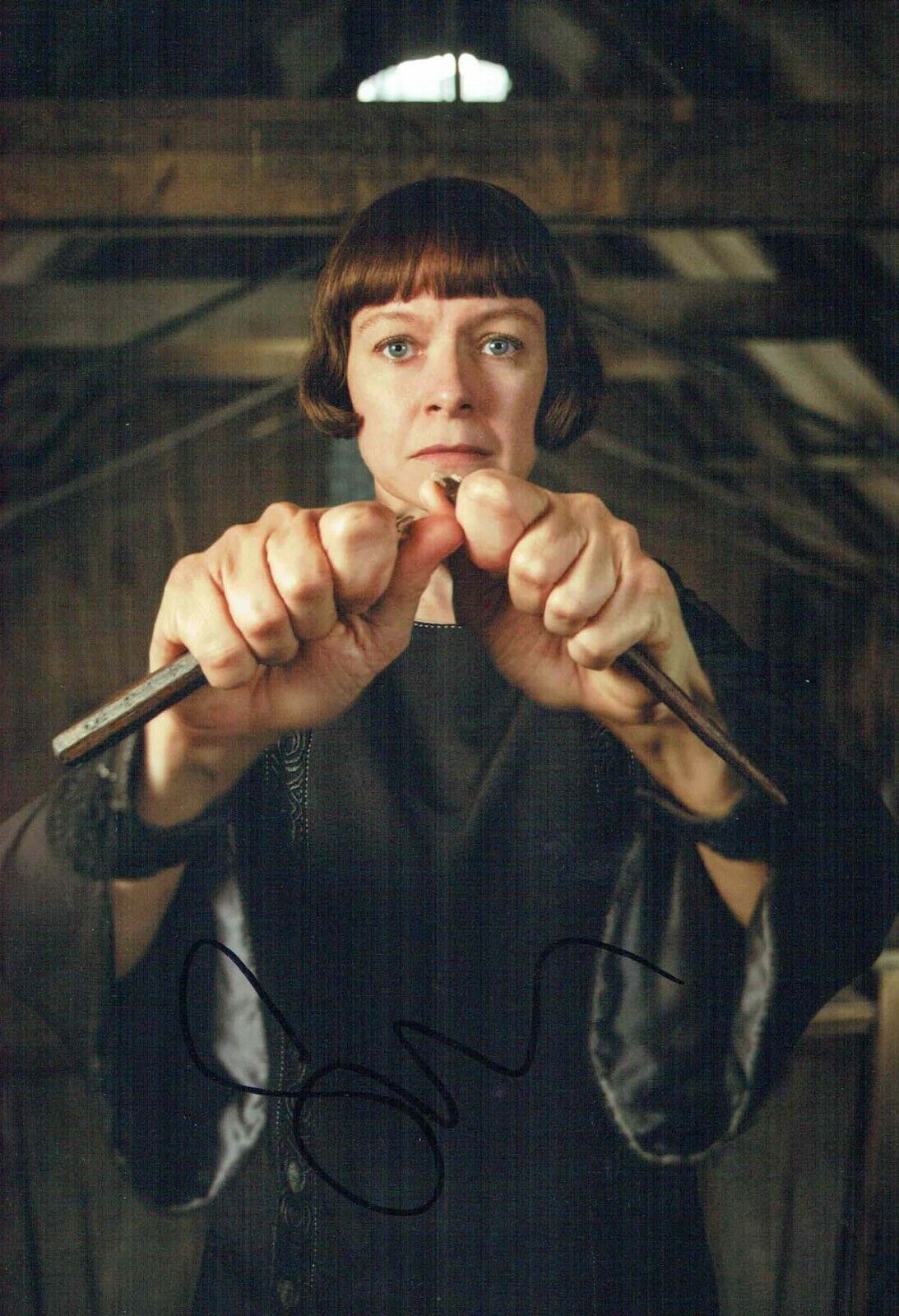 Samantha MORTON SIGNED Autograph Photo Poster painting 1 AFTAL COA Fantastic Beasts Mary Lou