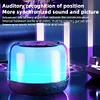 BTS02 RGB Bluetooth Speaker Portable Mini Speaker Glazed Luminous Speaker Outdoor Player