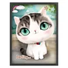 Bead Embroidery - Partial Printed 9CT Cartoon Cat(39x30 CM)