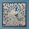(US Local)White Peacock-Crystal Rhinestone Diamond Painting