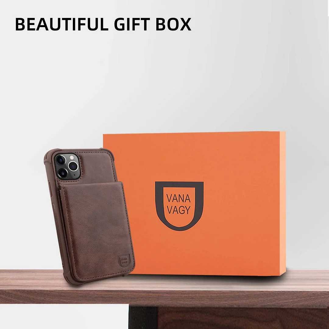 VANAVAGY Wallet Case for Apple iPhone 14 Pro 5G 6.1