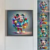 (Multi-Style) Disney Mickey Minnie-Full Round Diamond Painting 30*30cm