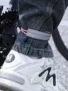 Reflective Bike Pants Strap Adjustable Bands for Night Walking Cycling Running