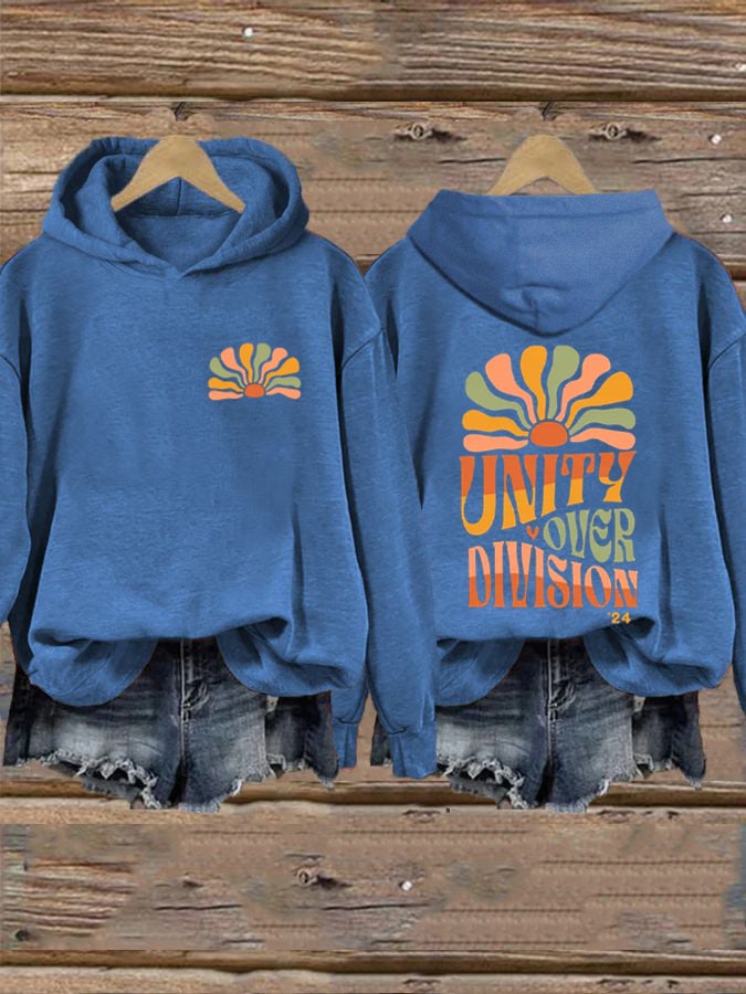 Women's Unity Over Division Printed Sweatshirt