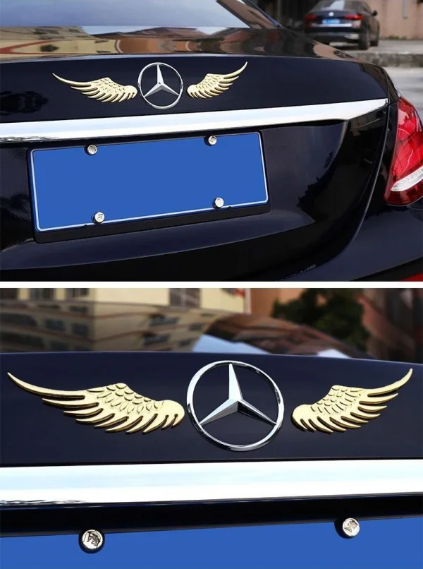 Car Decoration Wings Three-dimensional Car Logo Personalized Decoration [one pair]