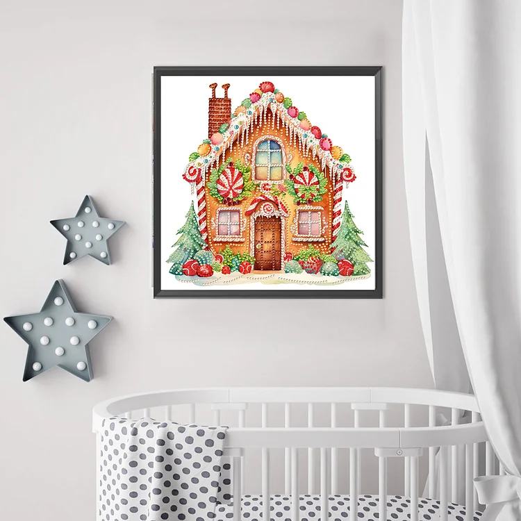 Christmas Puzzle 3D Diamond Painting Small House Decor