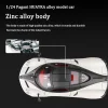 1:24 Pagani Sports Car Alloy Car Model With Sound And Light Pull Back Steering Metal Car Model
