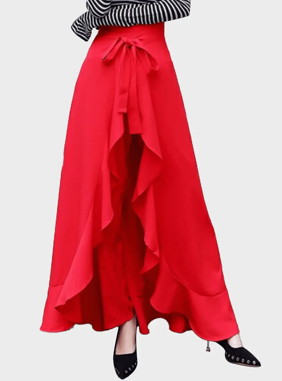  thdmladies Ruffled High Waist Skirt thedmladies