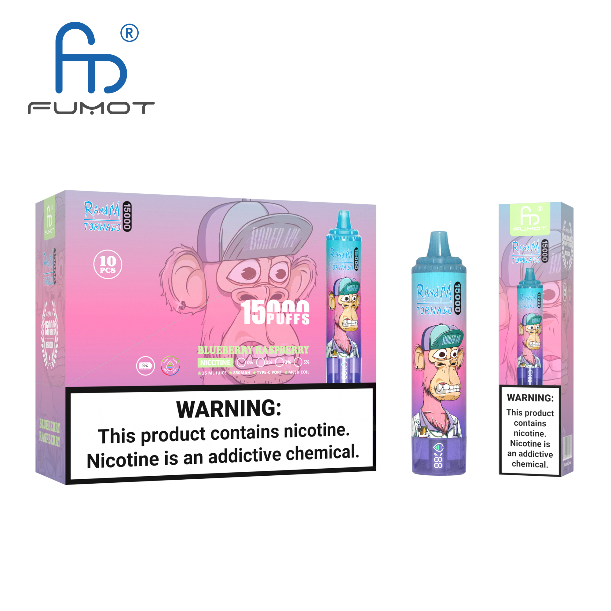 RandM FUMOT 15000 Puffs Disposable Vape Wholesale Fumot OPVape