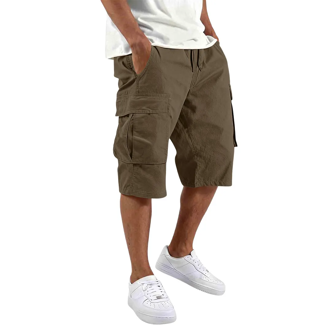 Men's Cargo Shorts With Multiple Pockets-INSPIREUSE