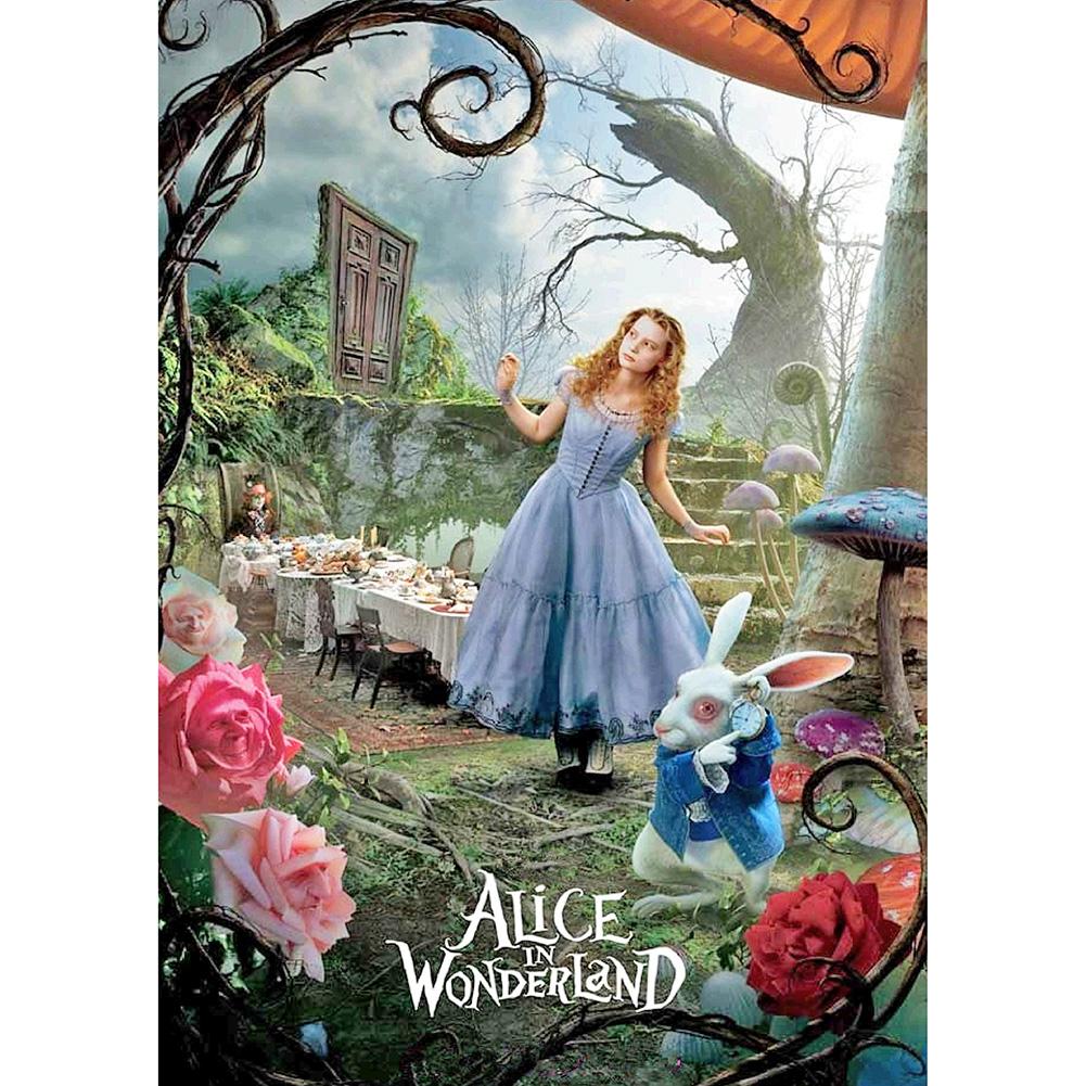 

30*40CM-Alice in Wonderland-Round Drill Diamond Painting, 501 Original