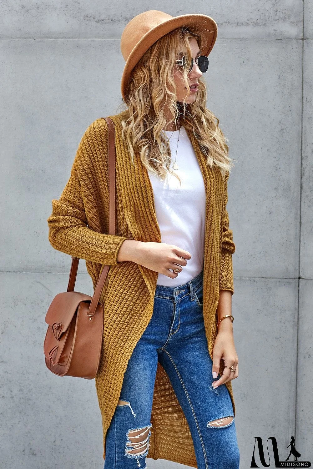 MidiSono - Cashmere Blend Convertible Cardigan