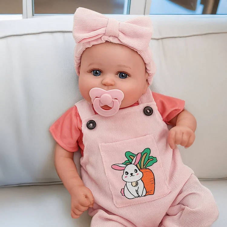 [Ships Within 24 Hours] Babeside Quiet Reborn Baby Bailyn 20'' Little Infant Girl Best Gift for Kids