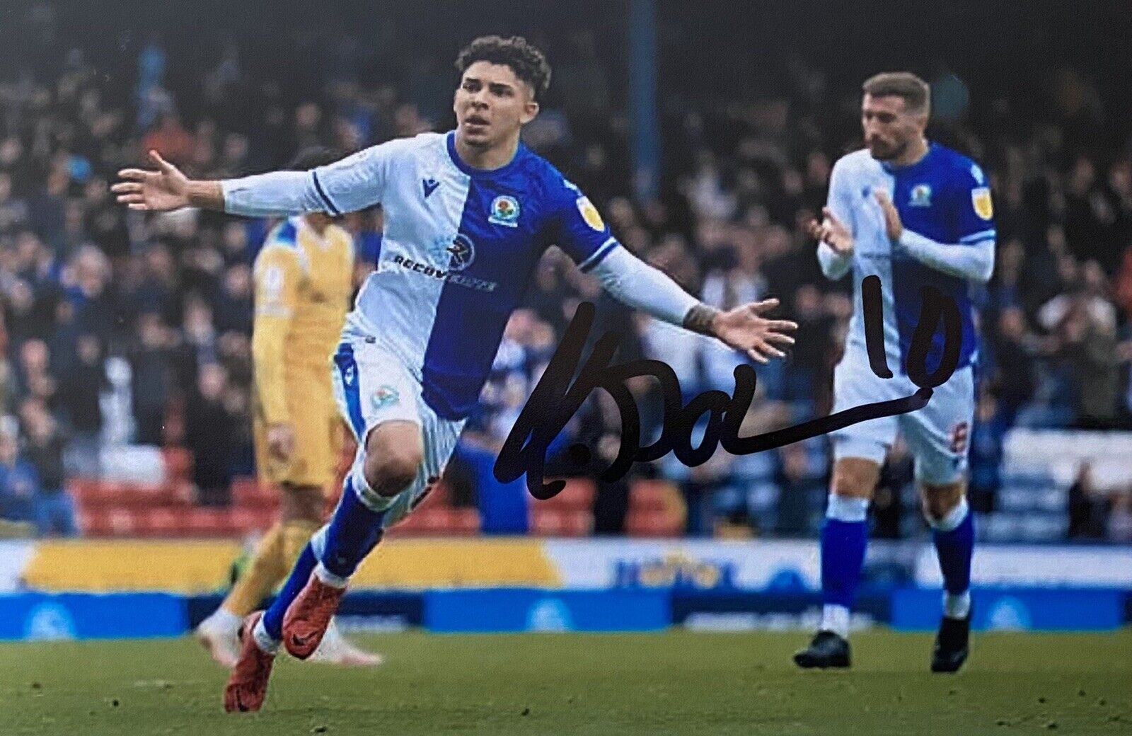 Tyrhys Dolan Genuine Hand Signed Blackburn Rovers 6X4 Photo Poster painting