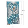 Love Dress Lady - Round Drill Diamond Painting - 40*70CM