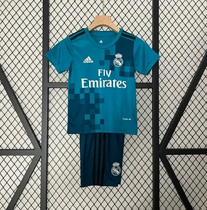 2017/2018 Retro Real Madrid Third Away Football Shirt 1:1 Thai Quality Kids Size