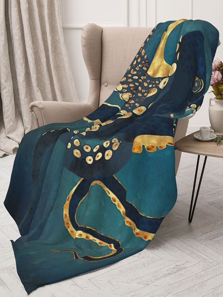 Comstylish Octopus Print Blanket