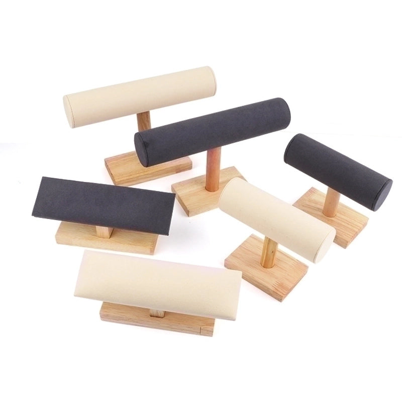 Minimalist Solid Color Solid Wood Patchwork Jewelry Rack