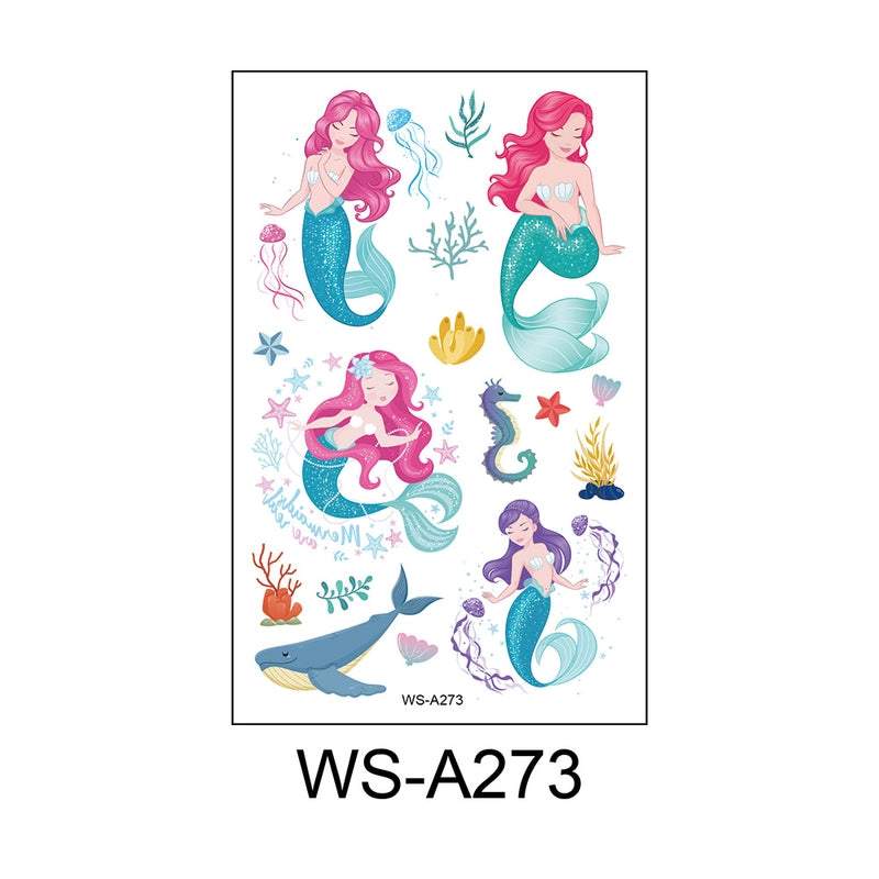 Mermaid Pet Tattoos & Body Art 1 Piece