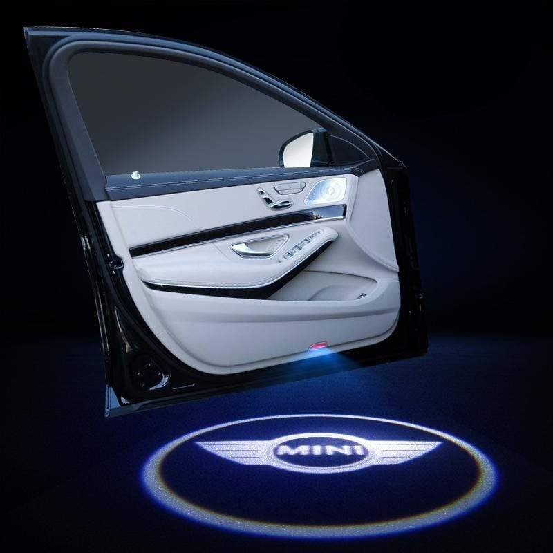 For Mini Cooper One S JCW R55 R56 R58 R59 R60 F56 F60 2 pieces Car Welcome Light Door Wireless Ghost Shadow Lamp voiturehub dxncar
