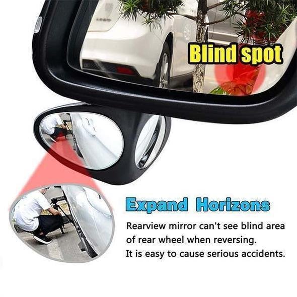 2 IN 1 Car Blind Spot Rearview Mirror