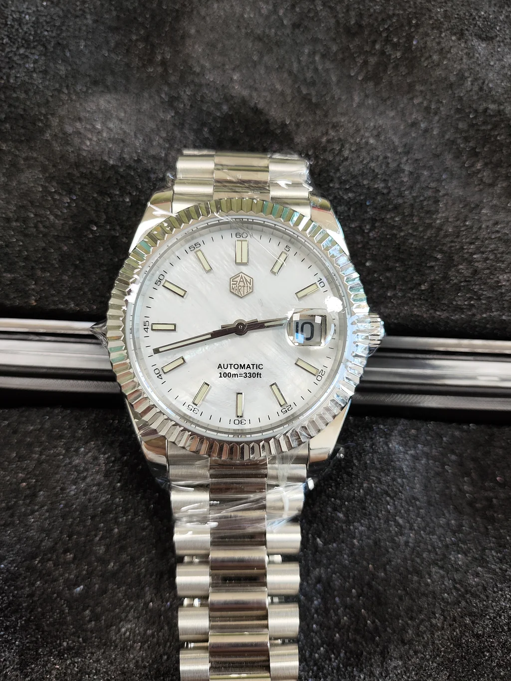 Mechanical Watches San Martin Datejust San Martin 40mm MOP Dial