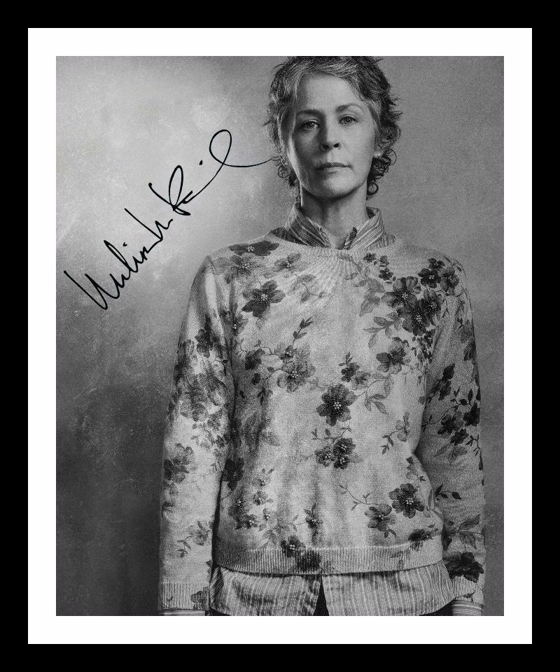 Melissa McBride - The Walking Dead Autograph Signed & Framed Photo Poster painting 1