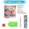 Bulles de fleurs en forme de c&oelig;ur pour la Saint-Valentin, kits sp&eacute;ciaux de peinture en forme de per&ccedil;age partiel 5D pour adultes d&eacute;butants, peintures e