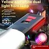 2Pcs Headlight & Taillight Bike Front Lamp Waterproof 4 Modes Bicycle Flashlight