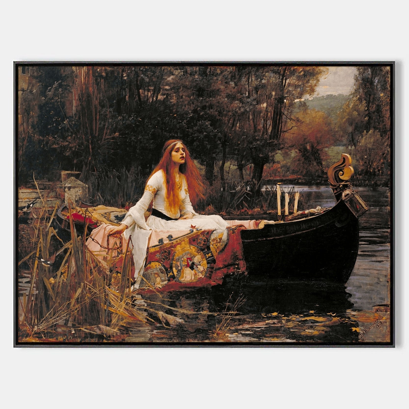 The Lady of Shalott by John William Waterhouse - Art Reproduction
