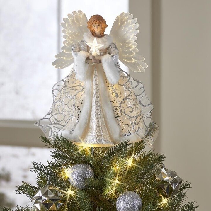 🎄Christmas The Fiber Optic Angel Tree Topper👼 -✨[ Wish you well ]✨
