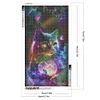 (40*70cm)Cat - Full Round Drill Diamond Painting