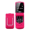 LONG-CZ J9 Pocket Flip Phone Bluetooth Dial 0.66 Inch 2G GSM Mobile Phone Supports Multiple Languages