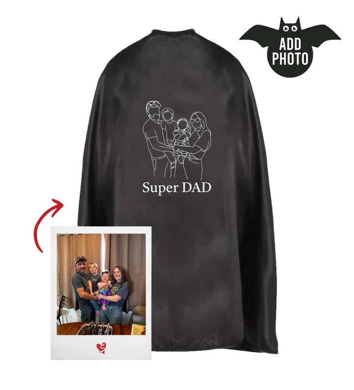 Mystic Halloween Super Dad Cape
