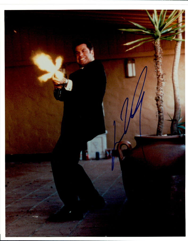 John Travolta (Face off) signed authentic 8x10 Photo Poster painting COA