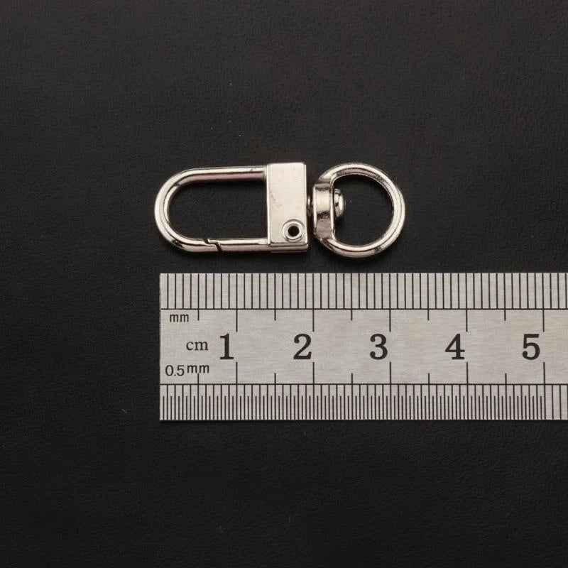 20 Pieces Spot Mobile Phone Accessories Key Chain Zinc Alloy Luggage Buckle Toy Hardware Accessories Dog Buckle Spring Buckle