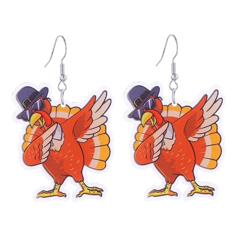 1 Pair Cute Funny Streetwear Geometric Arylic Copper Earrings