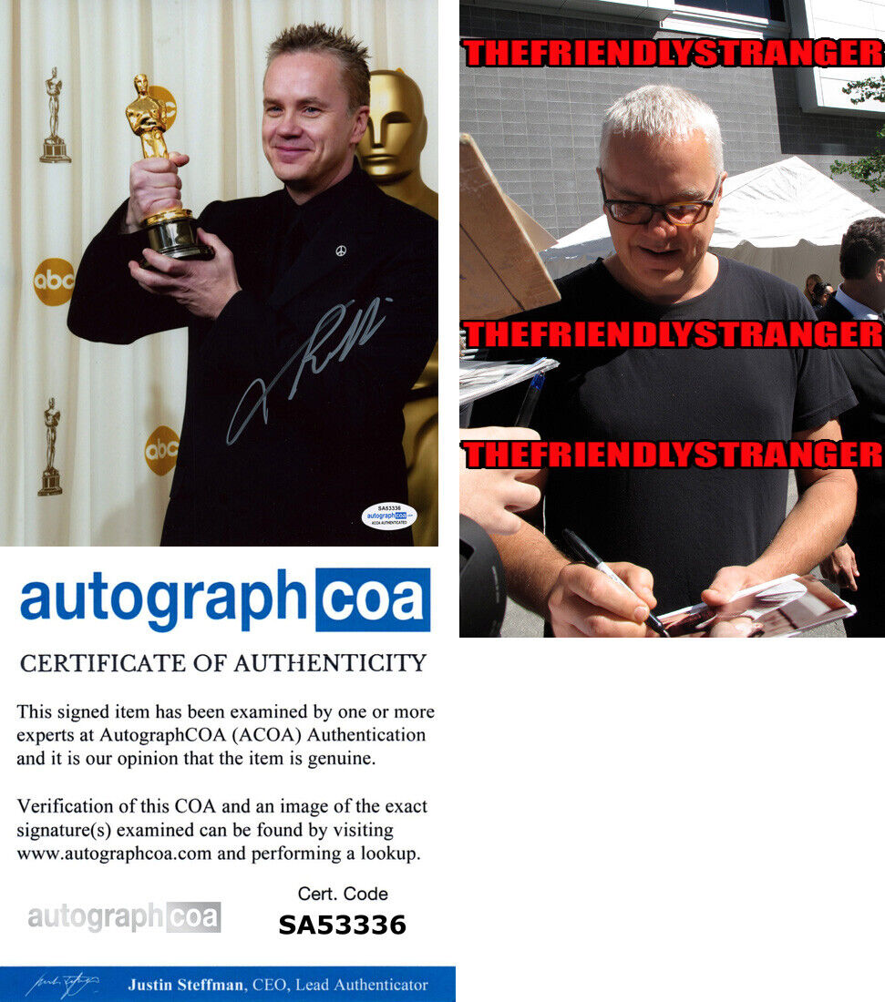 TIM ROBBINS signed OSCAR