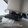 USB Type-C Car Seat Cooling Fan 3-Speed Adjustable Headrest Ventilation Fan