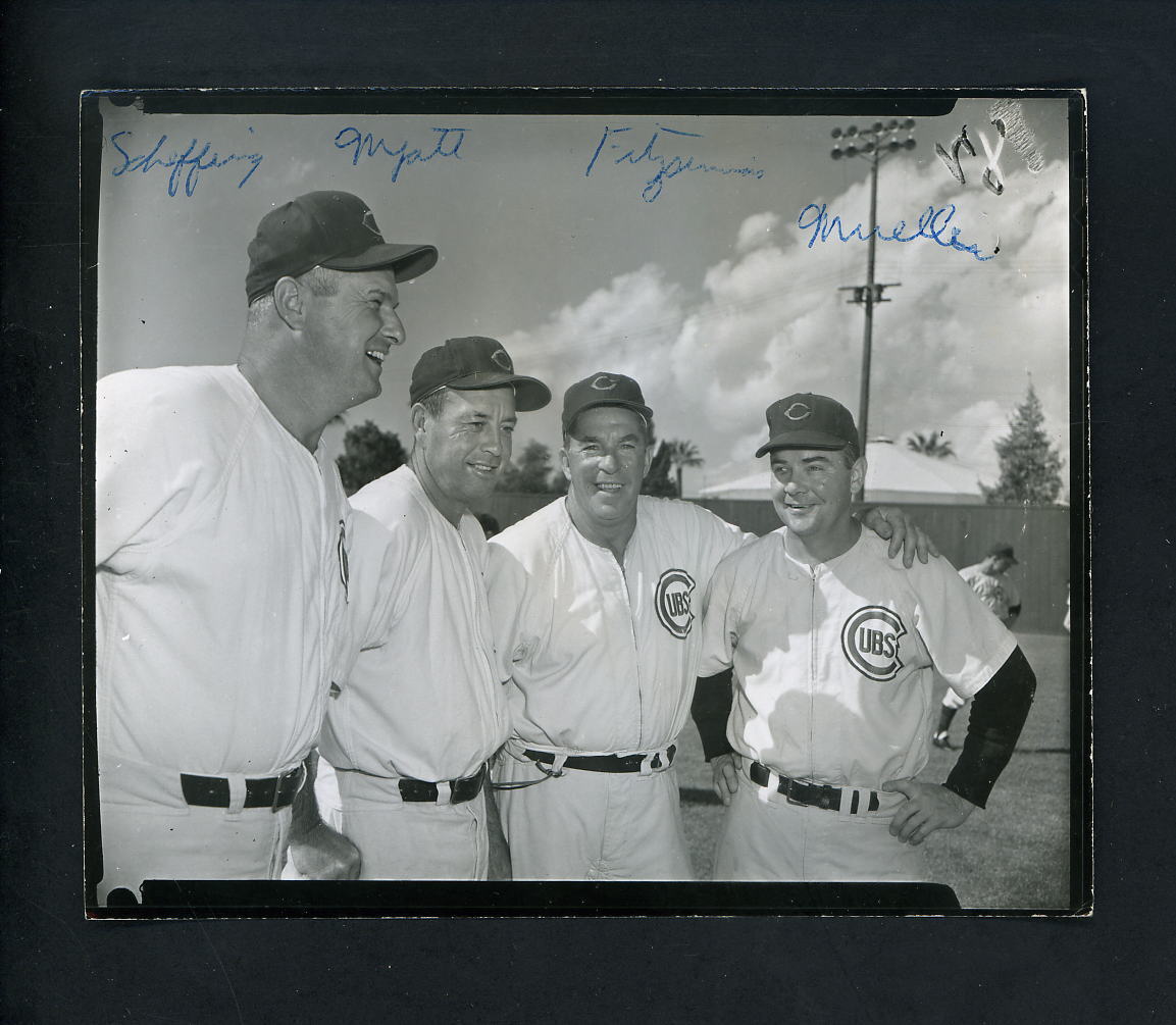 William N. Jacobellis Type I Contact Print 1957 Chicago Cubs Spring Training