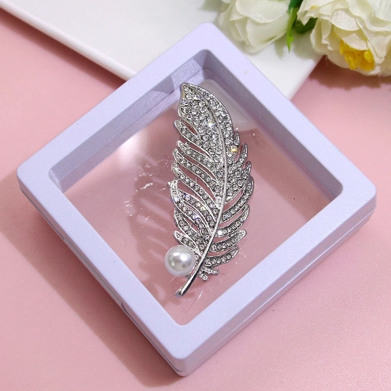 Basic Modern Style Classic Style Pin Animal Flower Alloy Plating Inlay Artificial Pearls Rhinestones Women’s Brooches