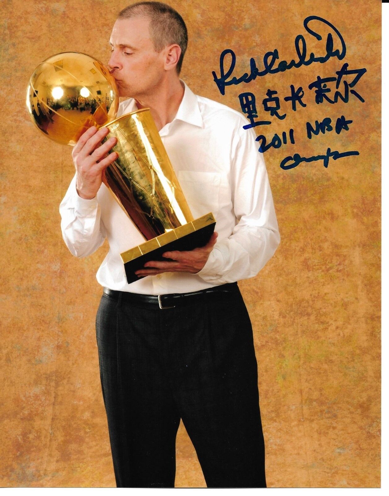 RICK CARLISLE signed autographed DALLAS MAVERICKS 8x10 Photo Poster painting w/COA RARE