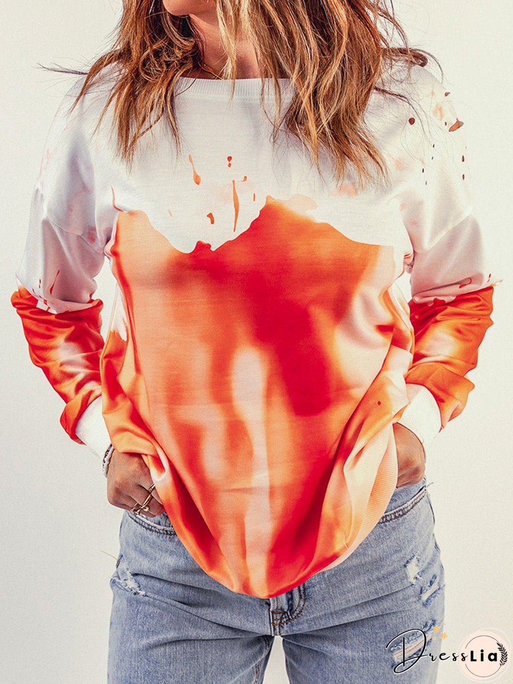 Comfortable Tie-Dye Sweatshirt