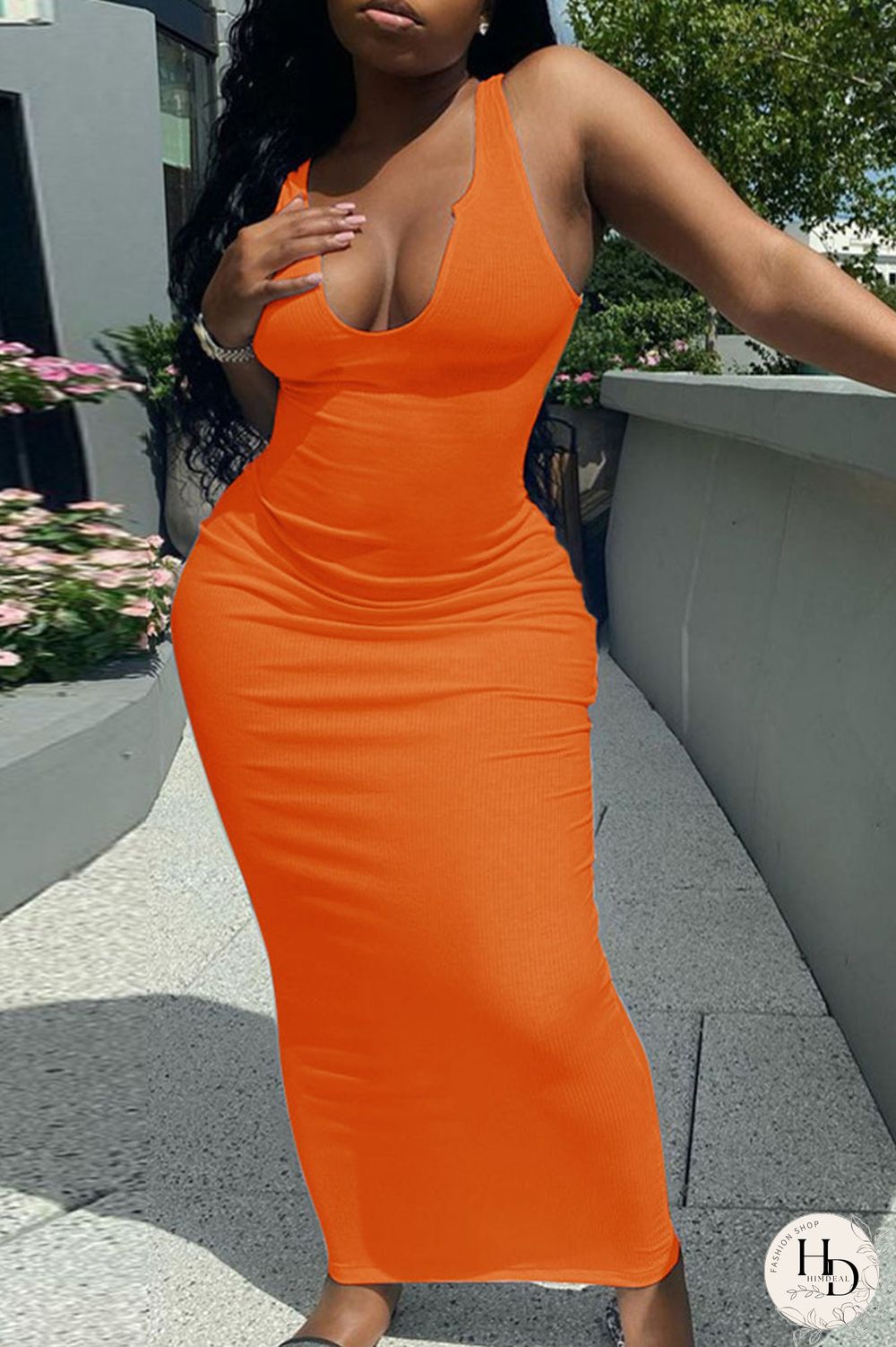 Light Purple Casual Daily Solid Split Joint V Neck A Line Dresses