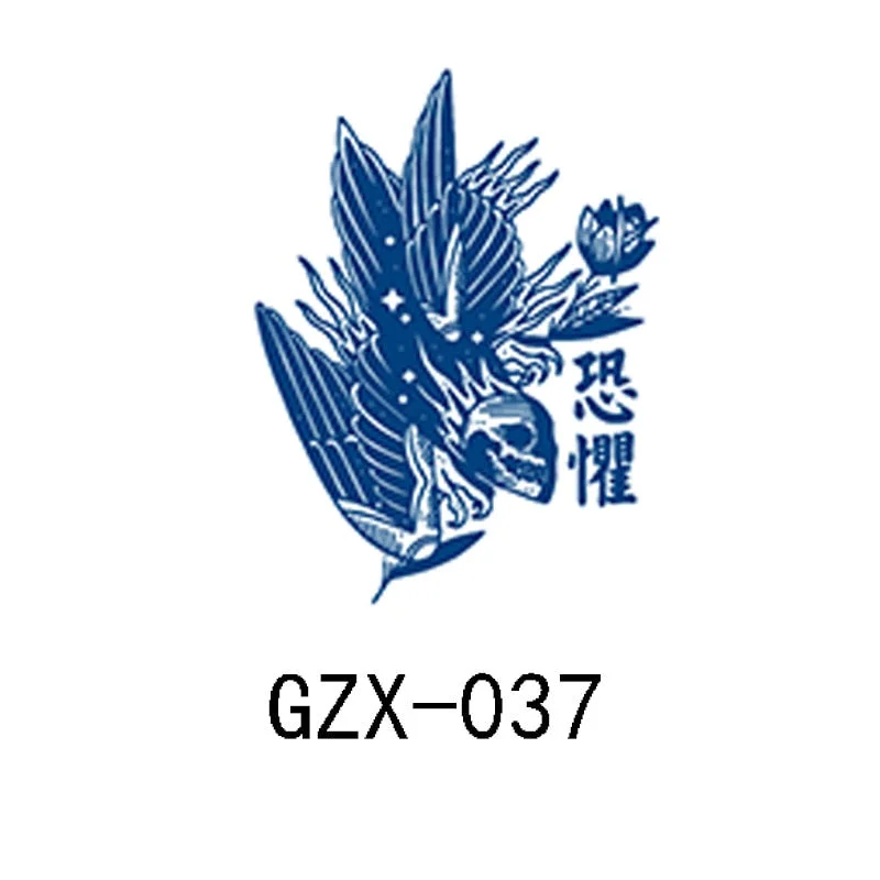 Herbal Semi-Permanent Tattoo Sticker Net Red Tattoo Sticker Waterproof Sweat Lasting Herbal Tattoo Sticker