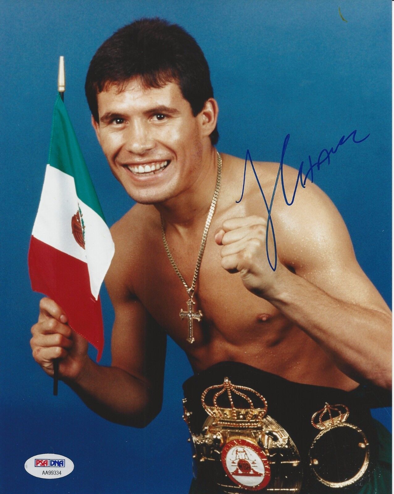 JULIO CESAR CHAVEZ Signed 8x10 Photo Poster painting w/ PSA COA