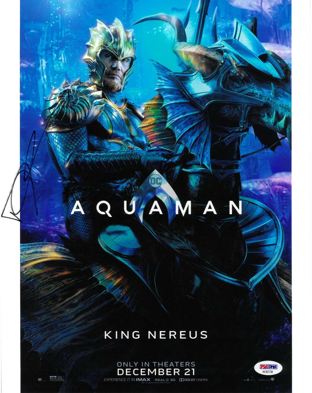 Dolph Lundgren Signed Aquaman Authentic Autographed 11x14 Photo Poster painting PSA/DNA #AE82738