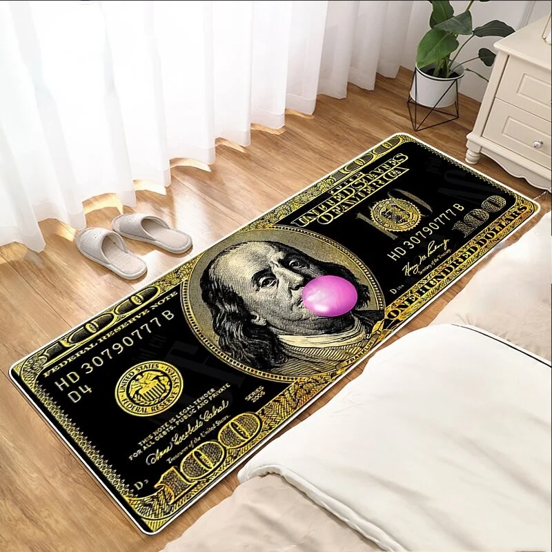 Athvotar Entrance Doormat Dollar Money Pattern Living Room Floor Rugs Home Decor Kitchen Absorbent Carpet Anti Slip Bathroom Mat 1127-0