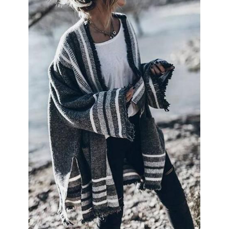Long Sleeve Knitted Cardigan