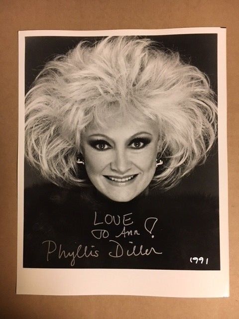 Phyllis Diller Signed 8x10 Beautiful Photo Poster painting Auction House COA